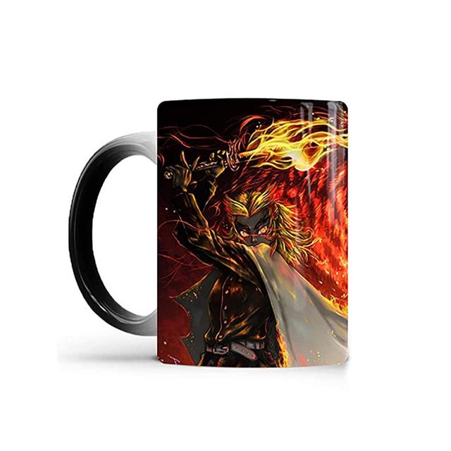 1pc 11oz Anime Magic Drinking Cup Color Changing Mug Heat Activation Ceramic Water Cups