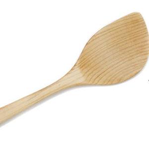 wood wok spatula (left handed)