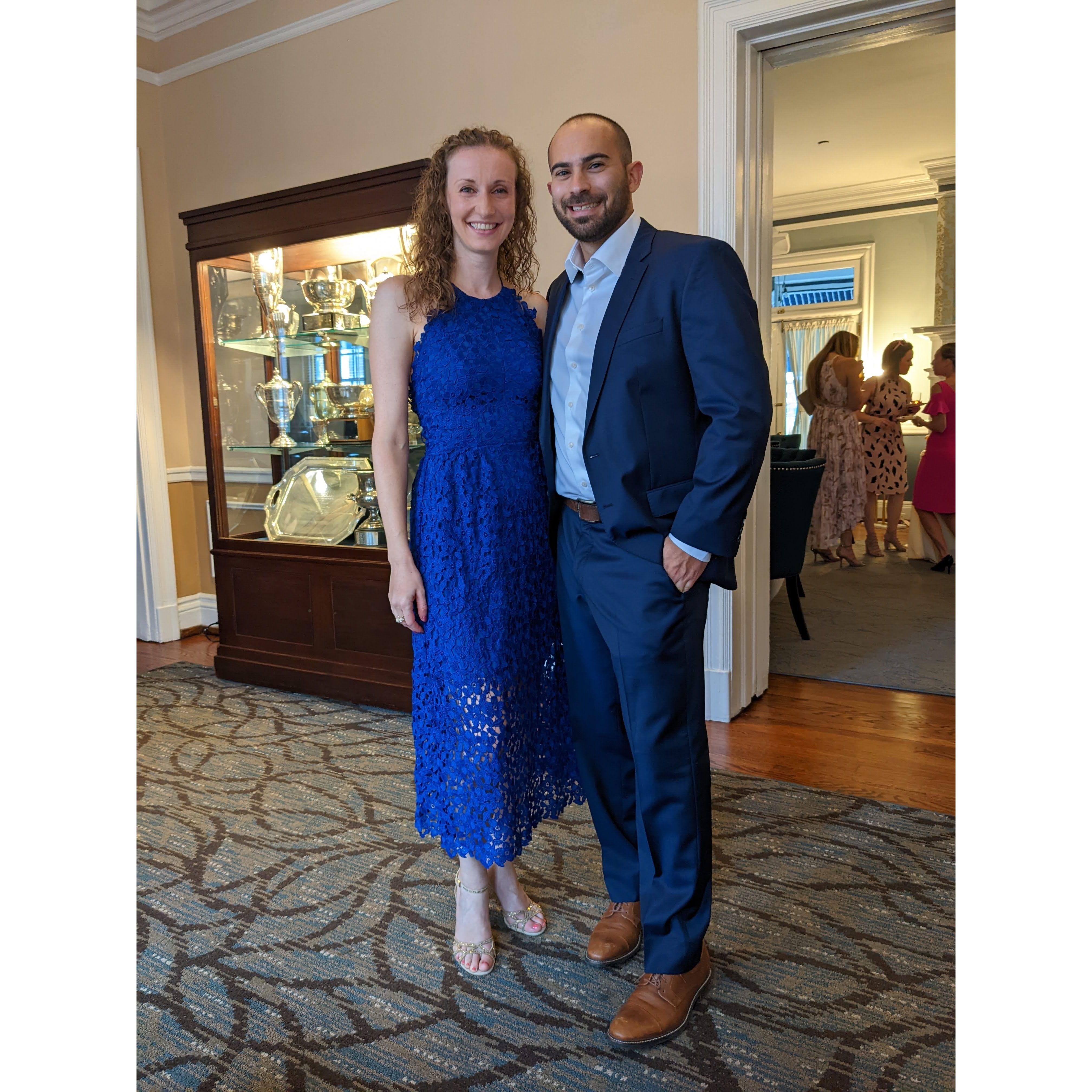 Dressing up for special friends and their weddings!