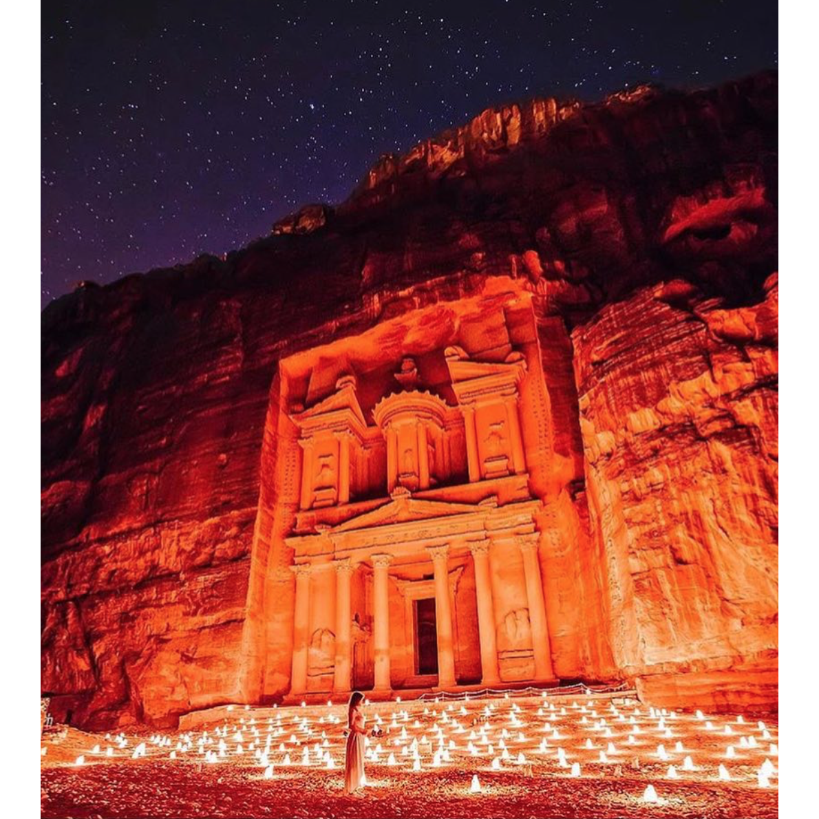 Petra has been a UNESCO World Heritage Site since 1985. UNESCO has described it as "one of the most precious cultural properties of man's cultural heritage".
It includes over 800 hand carved tombs!