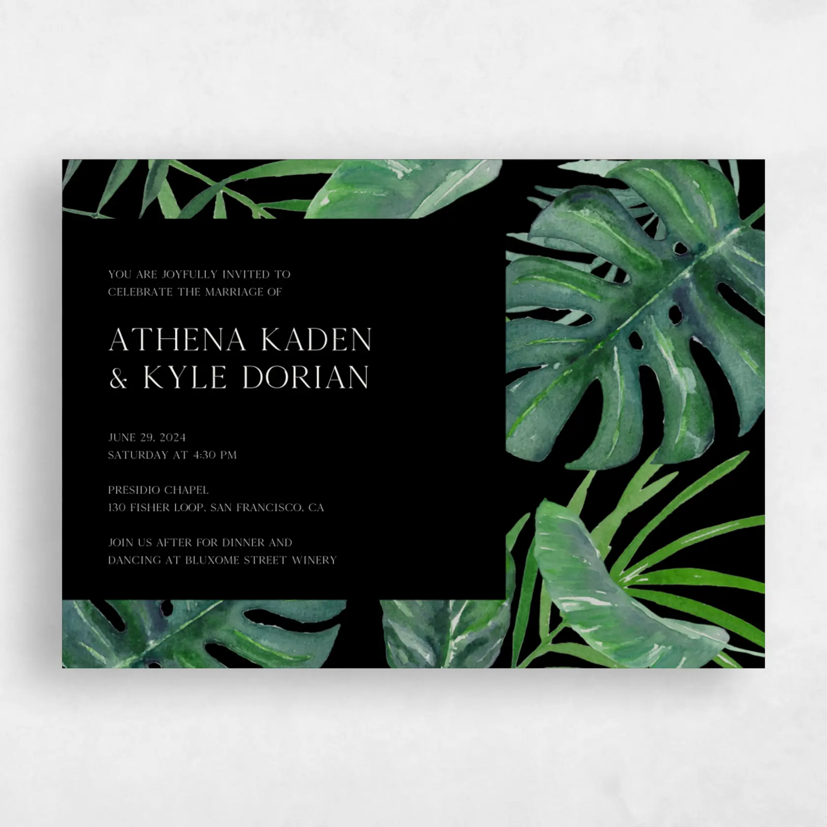 Invitation - Anaheim Landscape preview