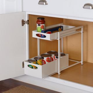 2-Tier Kitchen Cabinet Organizer