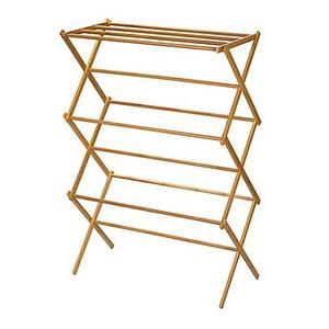 Household Essentials® Bamboo X-Frame Clothes Drying Rack