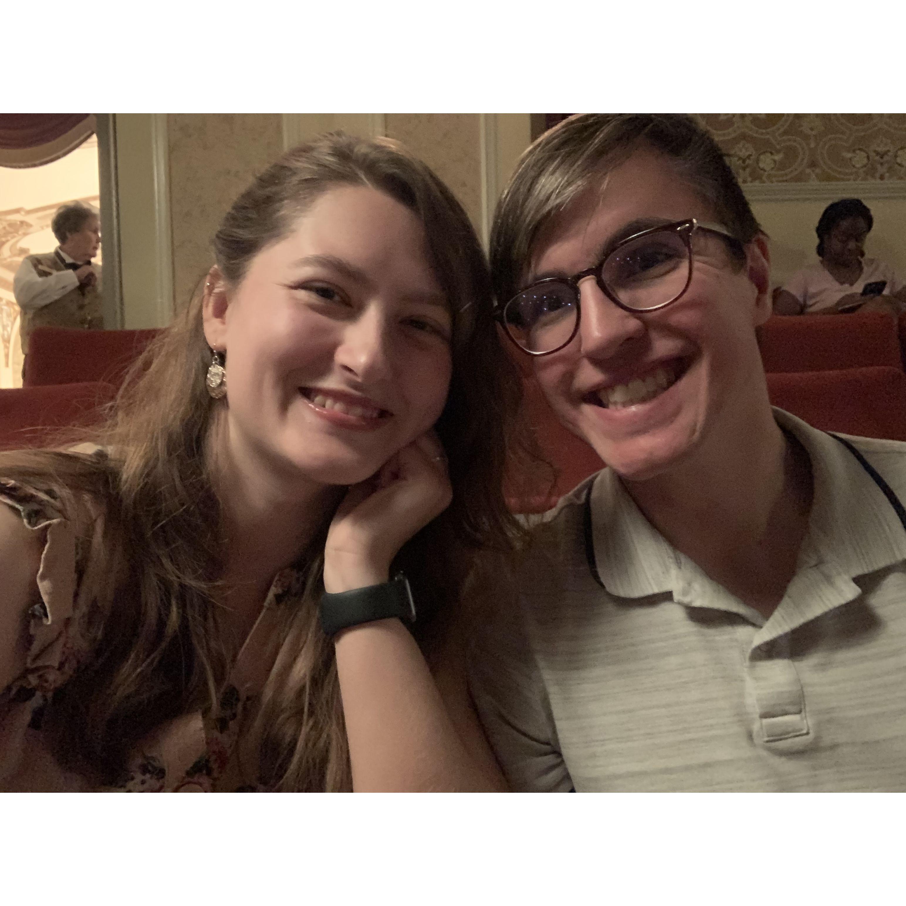 A sweet date to the Orpheum. It was a great show, and the company was even better!