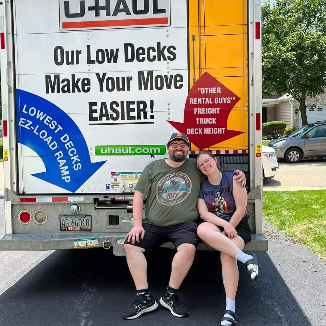 Taken on the day we moved in together.