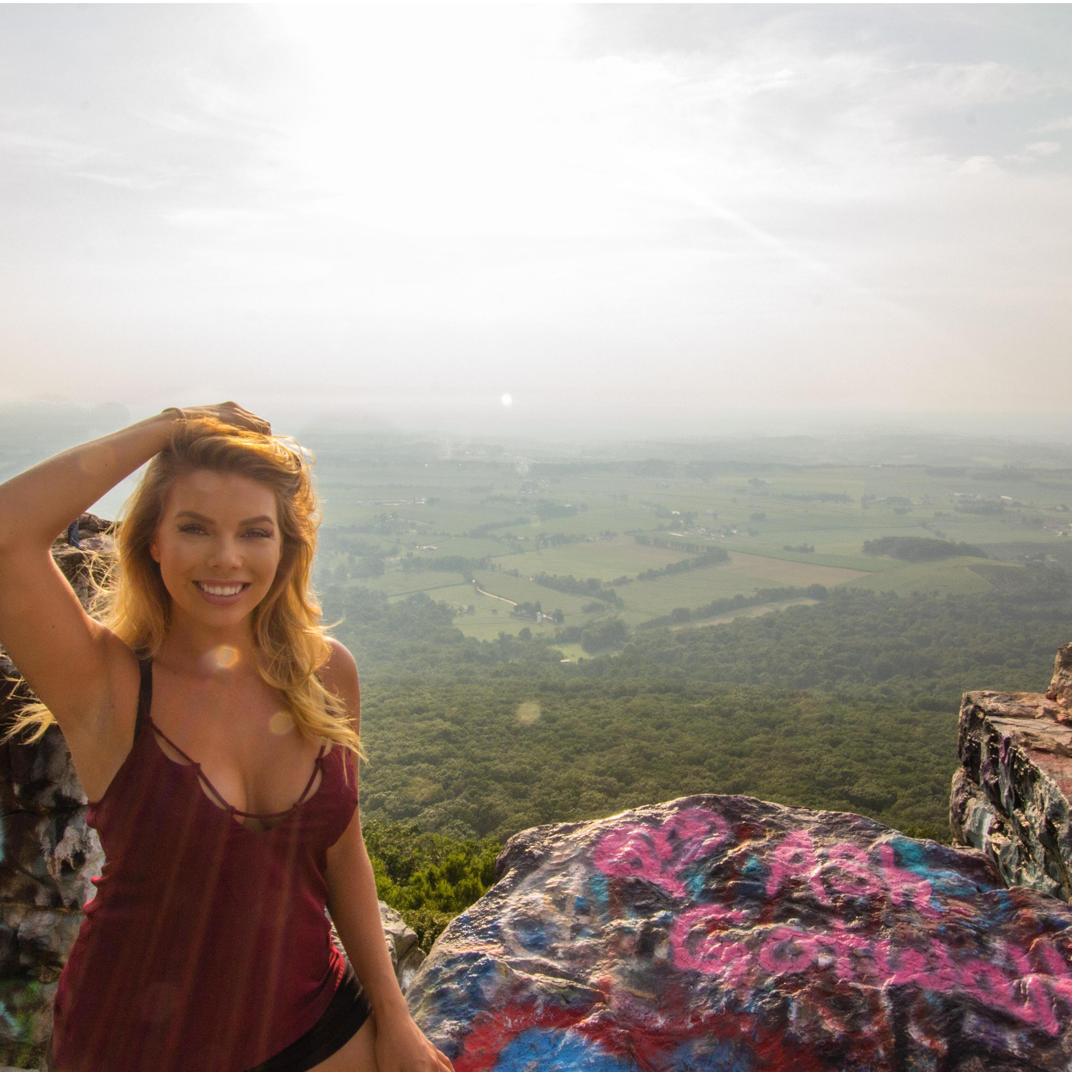 Overlooking 4 states!