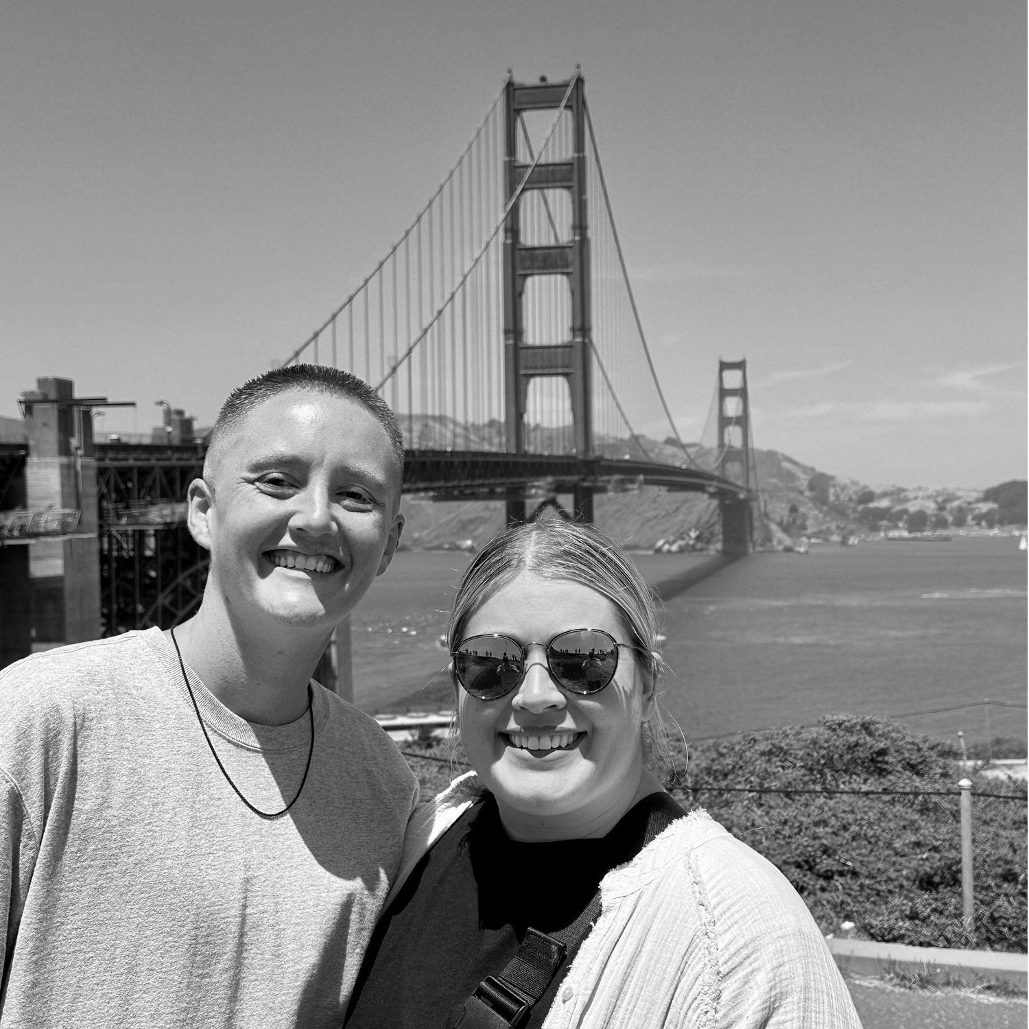 San Francisco and first plane ride together!
