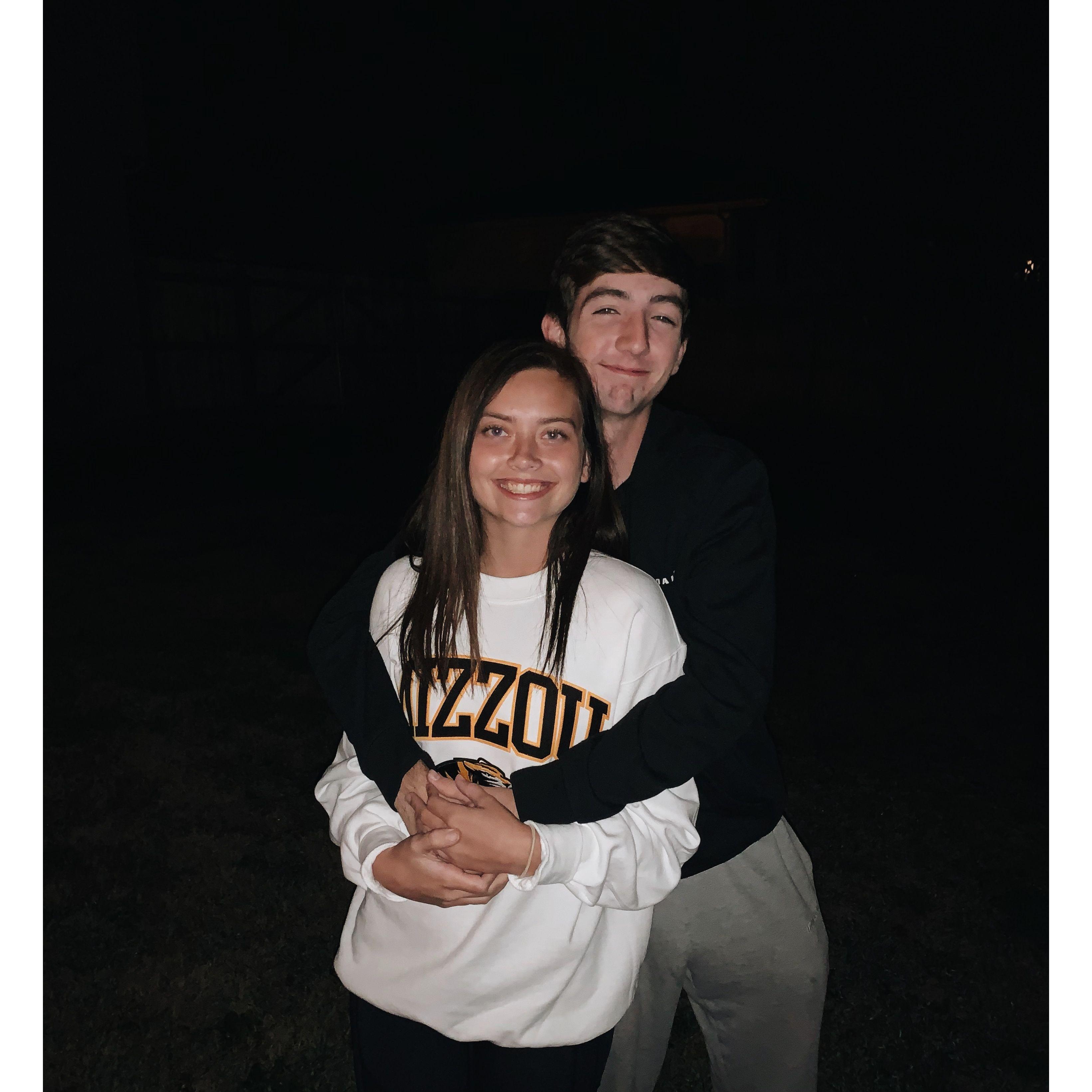 This was taken during a bonfire with friends.
