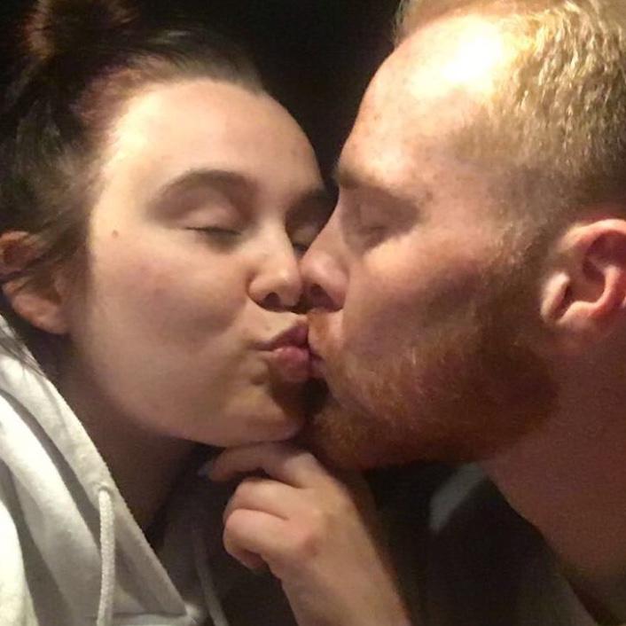 Our first photo in September 2017 lol we were “just friends”