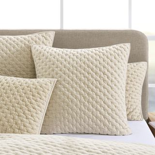 Pure Velvet Quilted Euro Sham