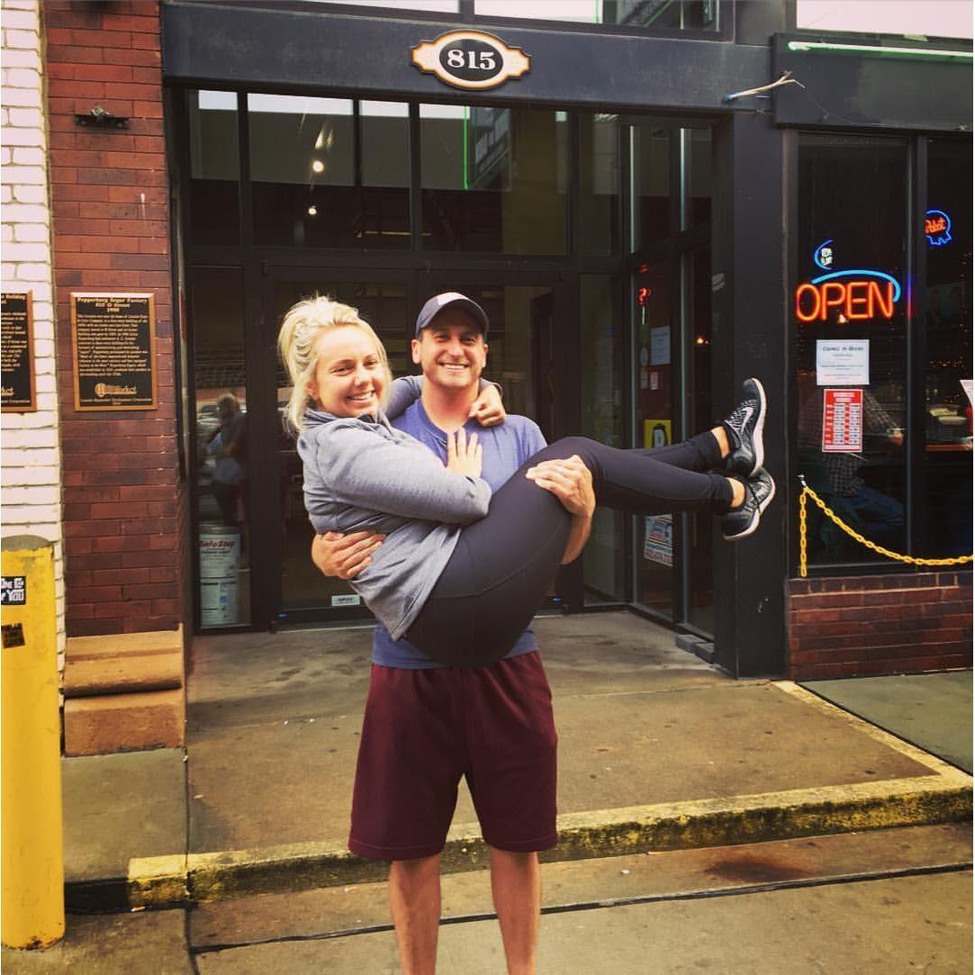 Our first place together (we sort of miss our Haymarket loft)