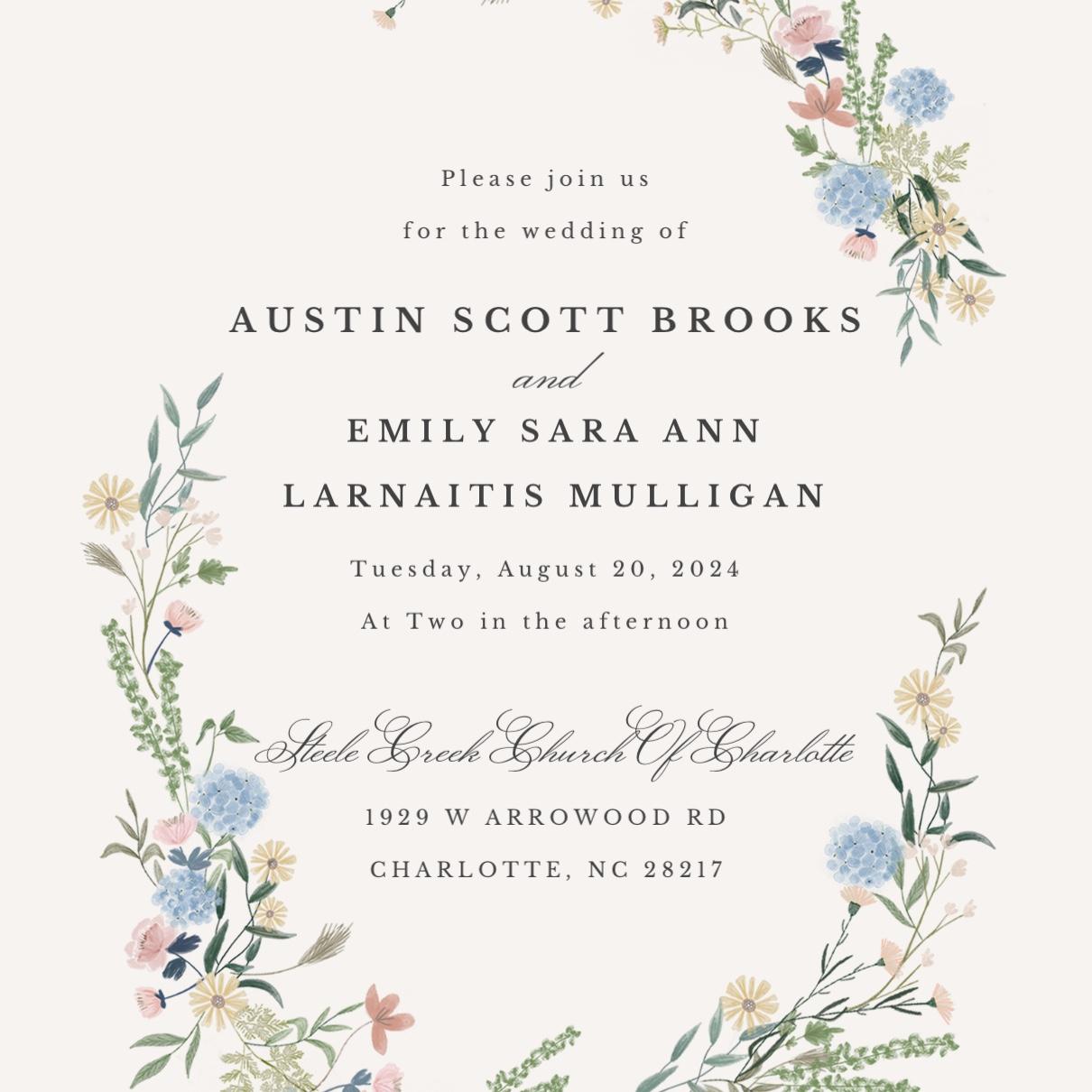 Our invite!