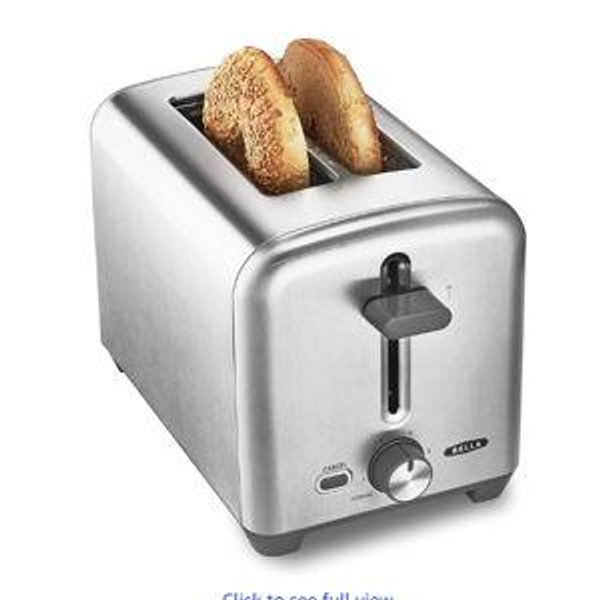 Stainless Steel 2 Slice Toaster