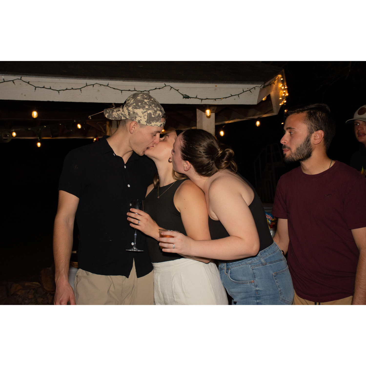 Memories from our surprise engagement party after Nick proposed on 10/22/22.