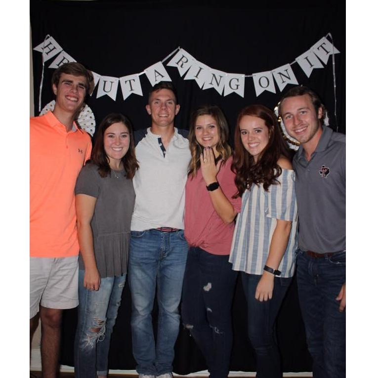 Sept. 2017, the day Syd + Brady got engaged!