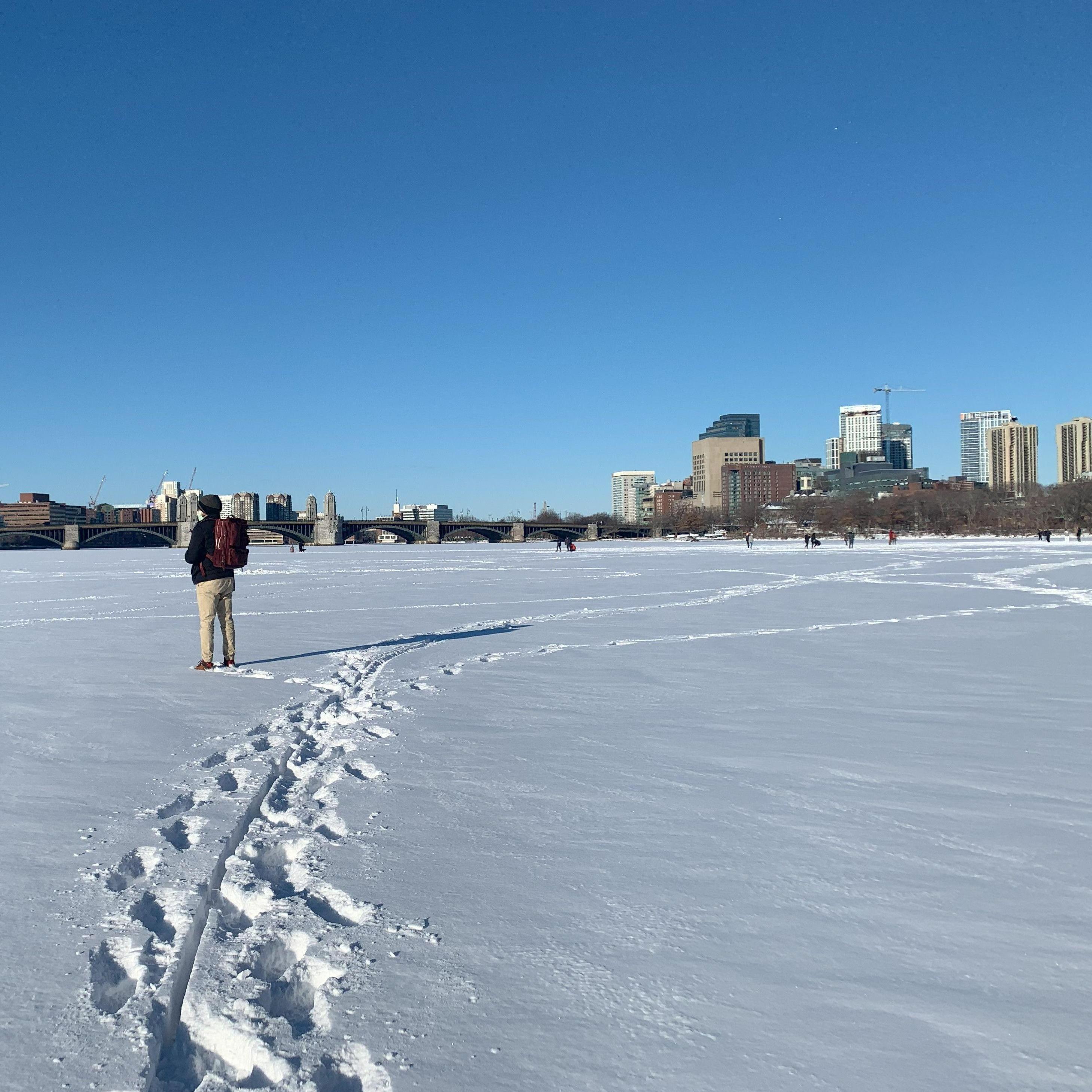 2021: Our travels brought us to Boston. Our first real taste of winter
