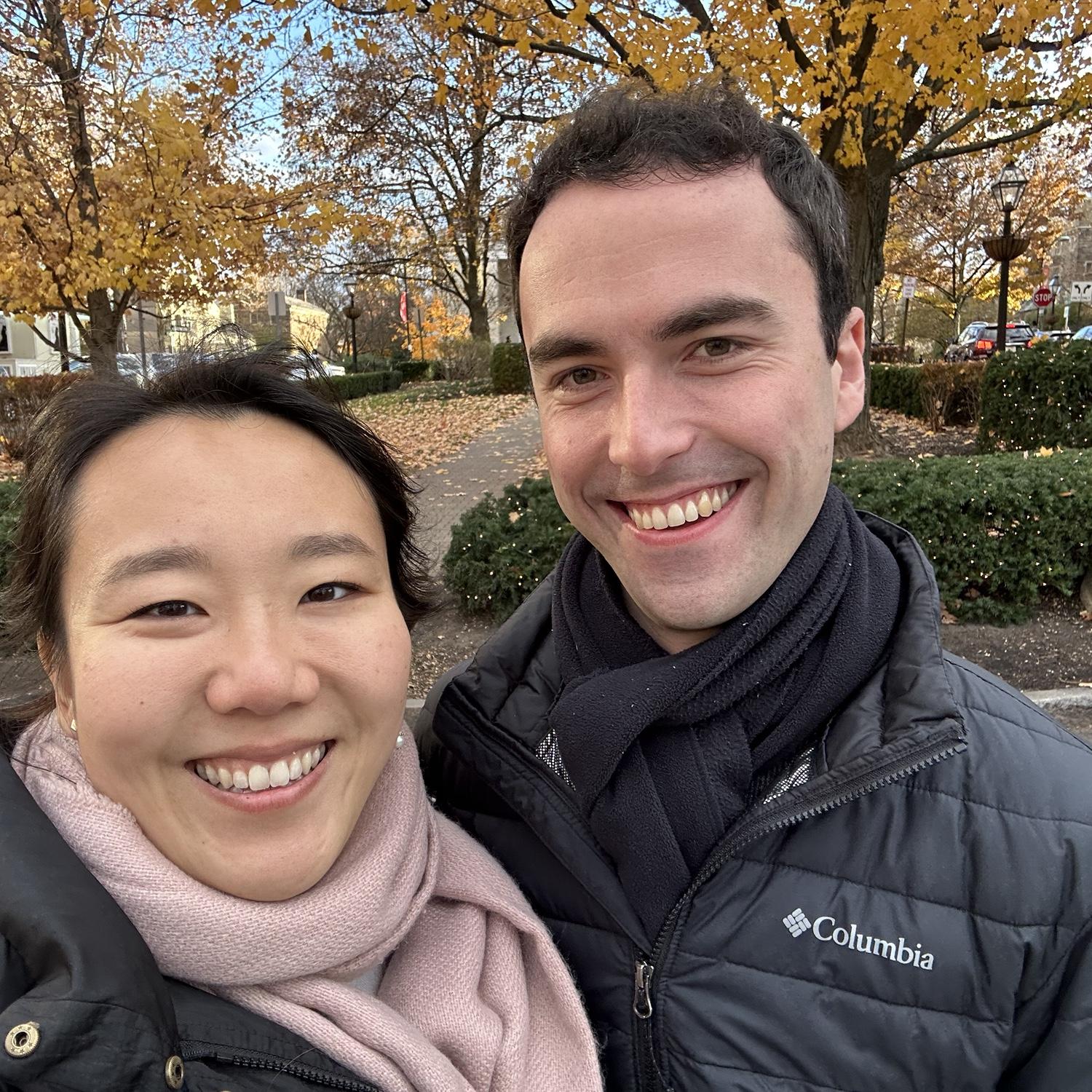 Having a nice stroll in Princeton