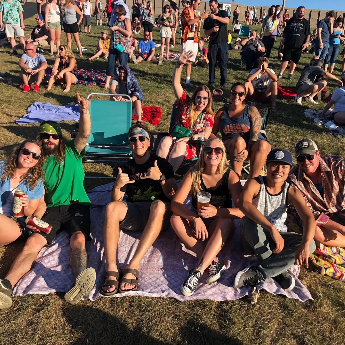 A handful of closest friends at one of many Dirty Heads concerts
