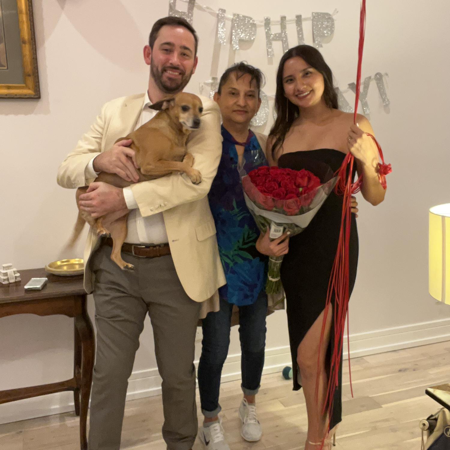 Engagement surprise from Mami!