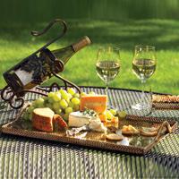 Calaisio Rectangle Tray & Glass