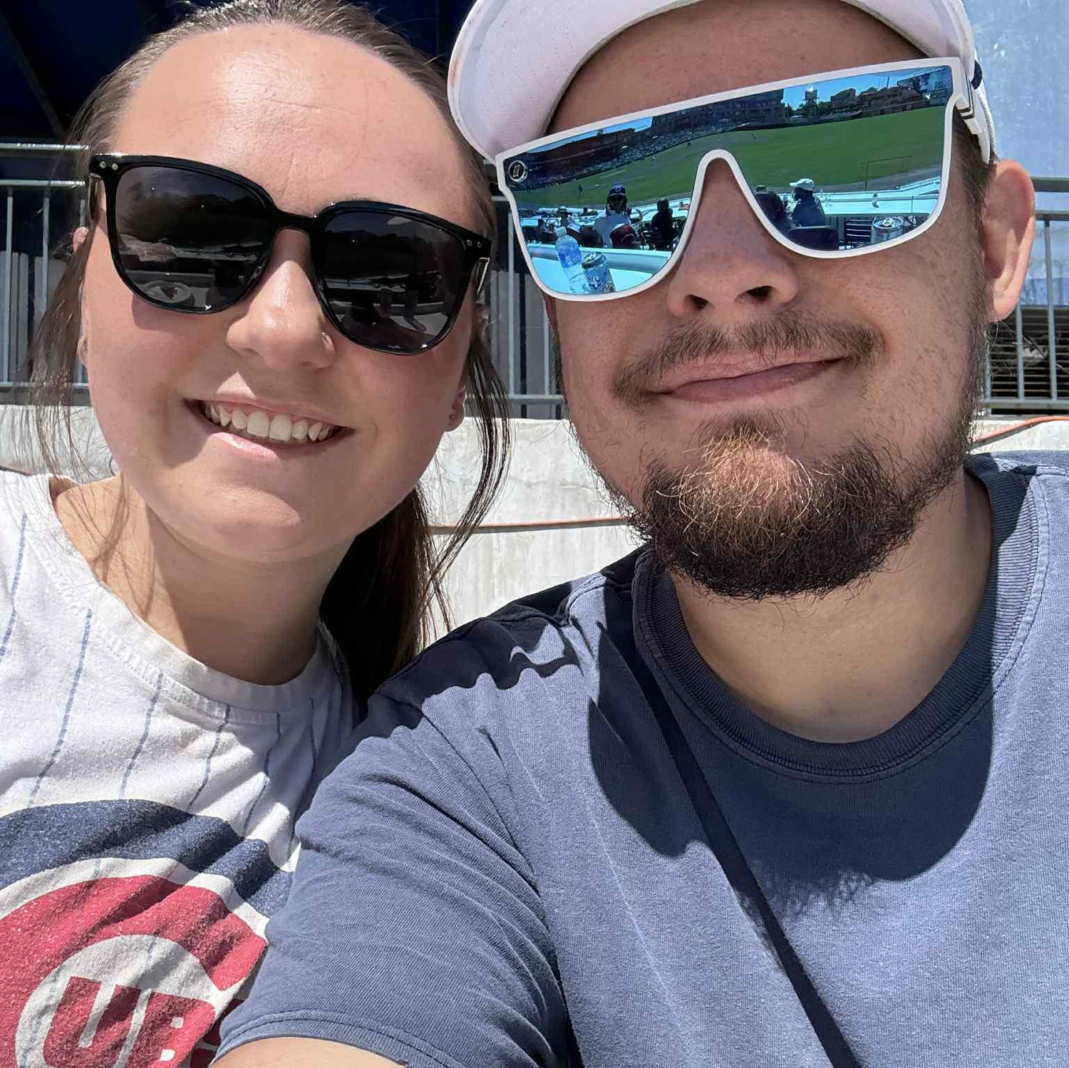 Our first baseball game