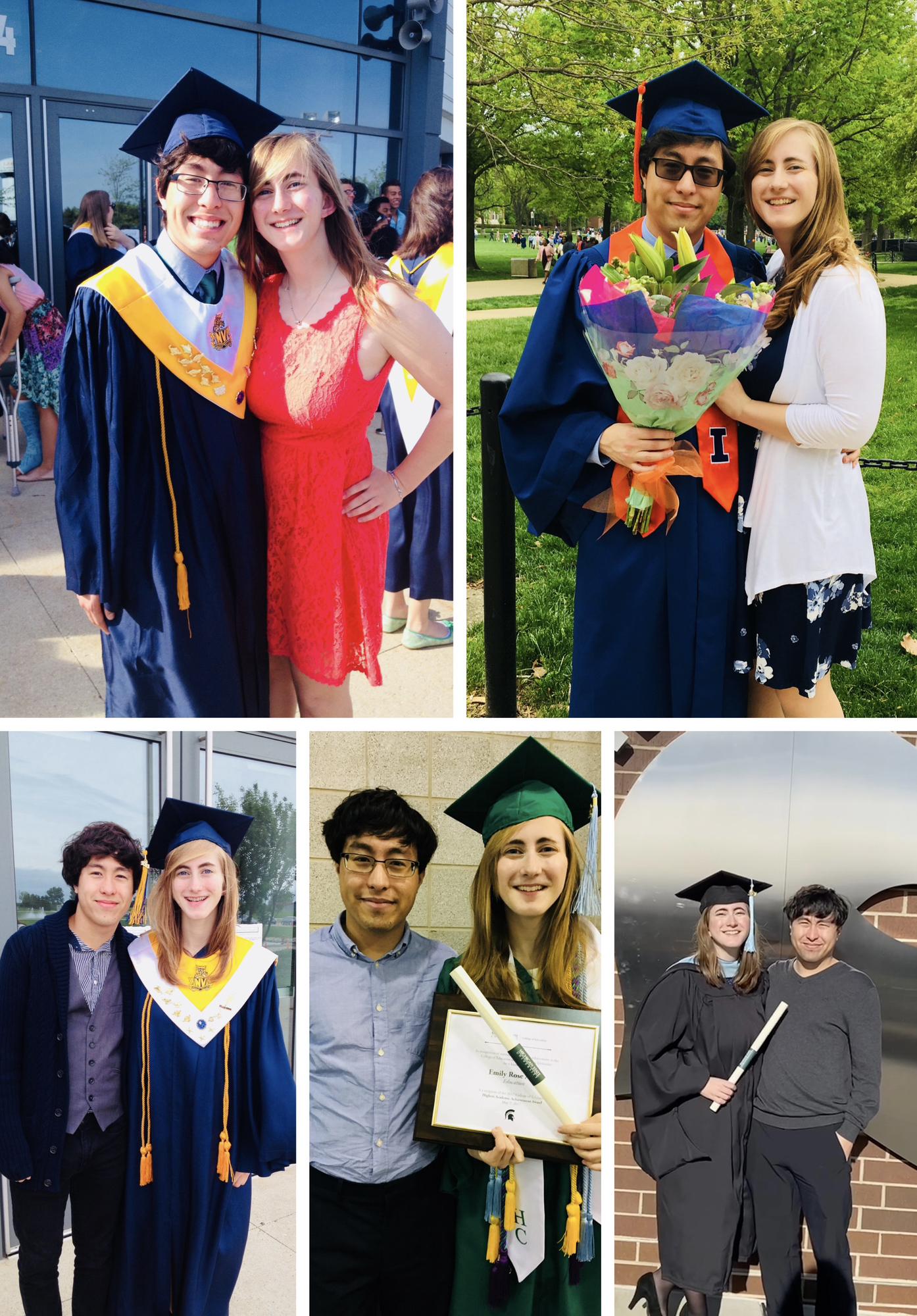 Our graduations over the past decade together