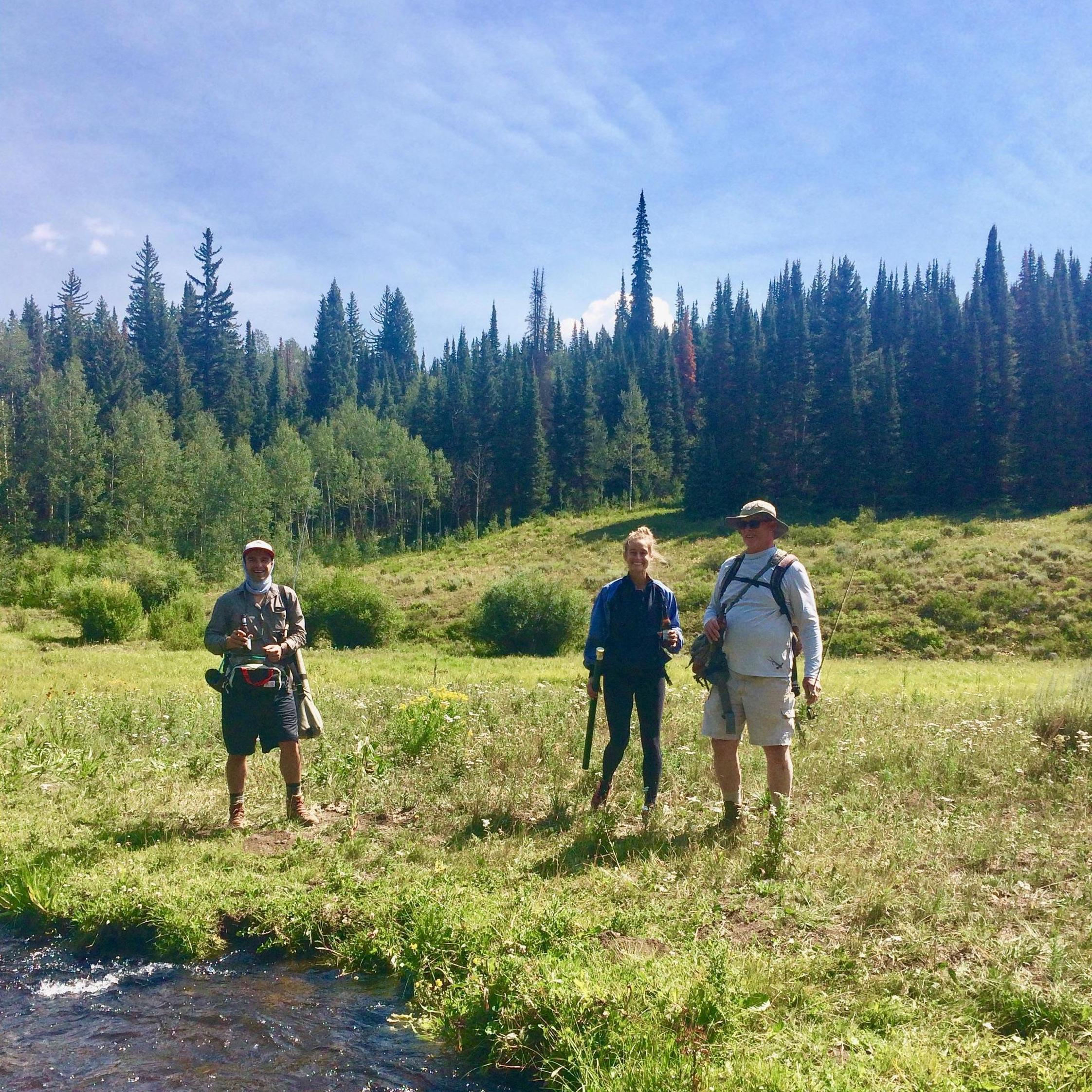 August 2017, Steamboat // fishing with Tony.. I'm pretty sure I told my dad "uhhh dad, I have a really big crush on Jack" and he said "that goofy kid? yeah, he's a good one."