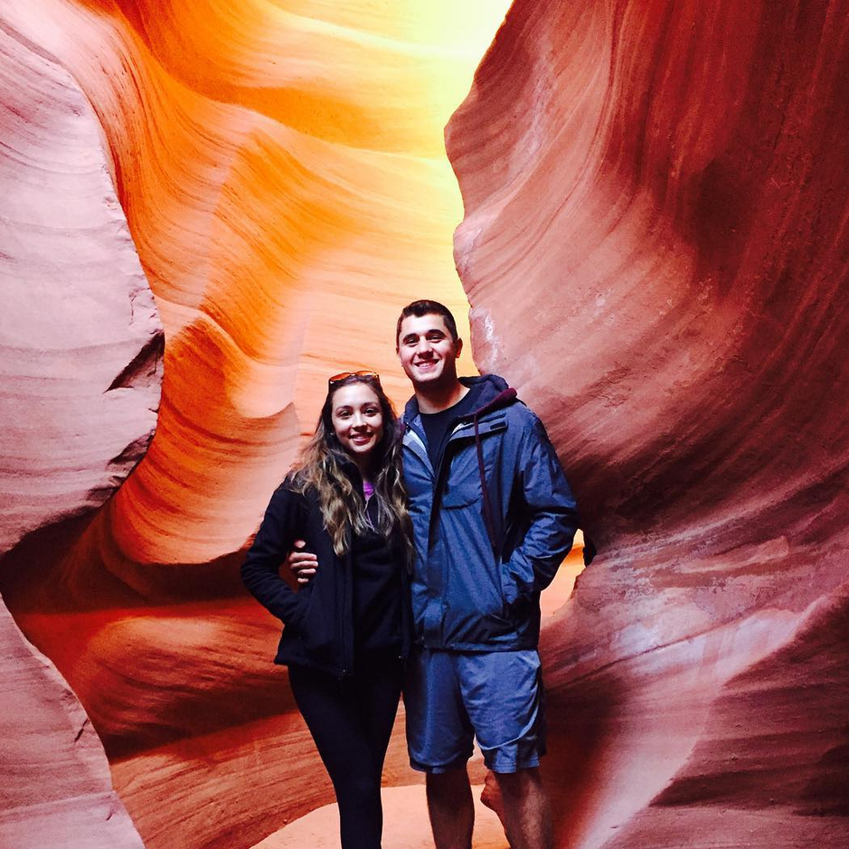 Antelope Canyon during our Utah/Arizona/Nevada road trip with friends!