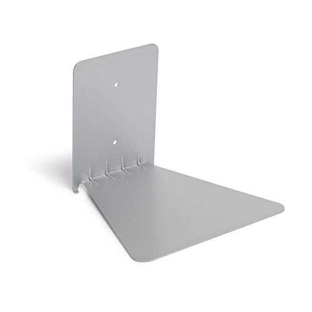 Umbra 330638-560 Conceal Floating Bookshelf, Small, Silver