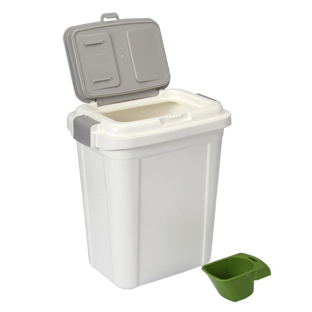 Ashfield & Harkness Airtight Pet Food Storage Container, up to 20 Lbs/ 23 Qt for Dog Cat Bird and Other Pet Food Storage, Easy Acces Including Scoup, Easy Access, Lightweight Keeps Pet Food Fresh