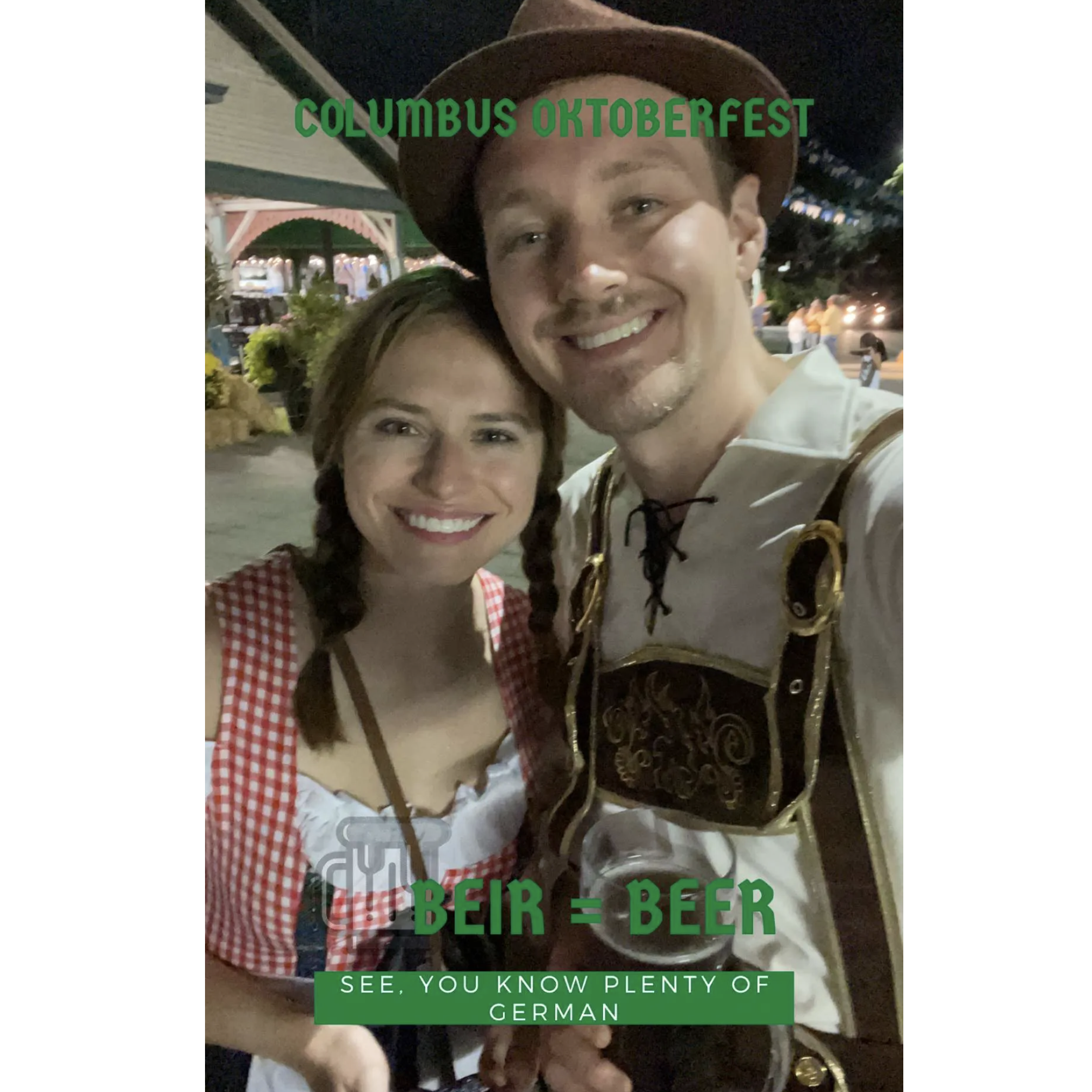 At the 2022 Columbus Oktoberfest.