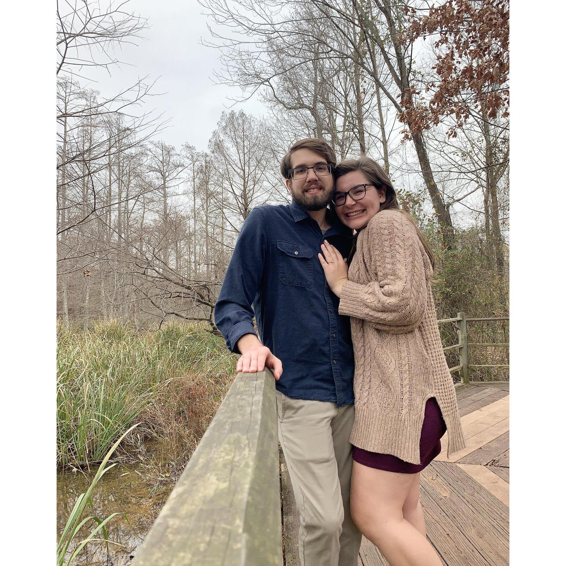The day we got engaged!