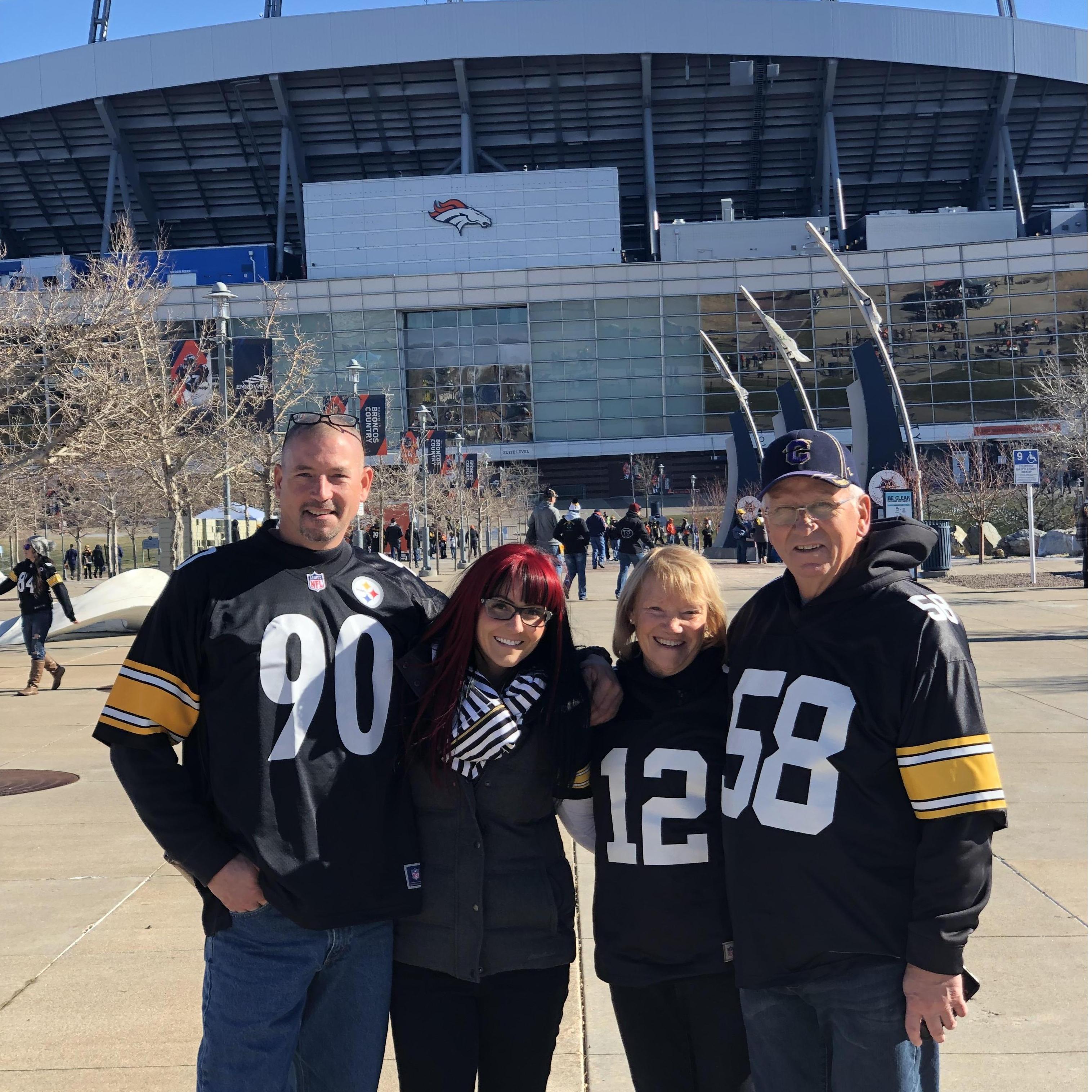 FUN TIME IN DENVER TO SEE THE STEELER GAME IN NOVEMBER 2018