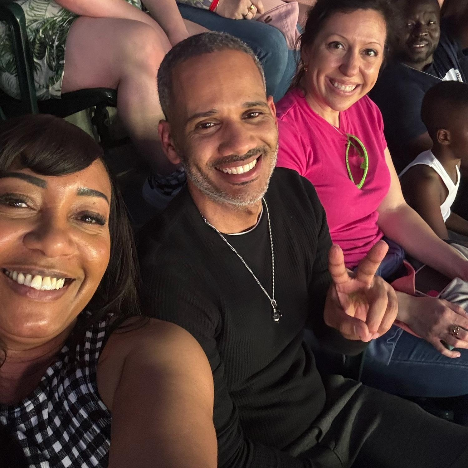 Hanging out with Cam Cam, her fiancée Gutti and her stepson Girabi in ATL!