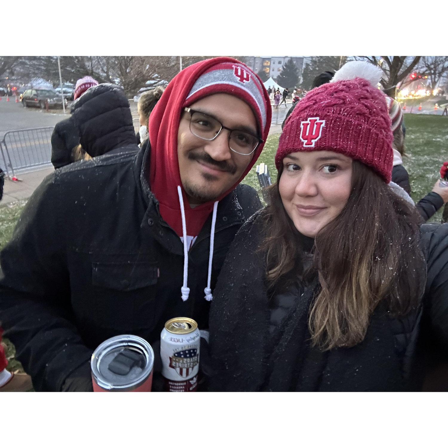 Edgar's first Indiana University tailgate in Bloomington!