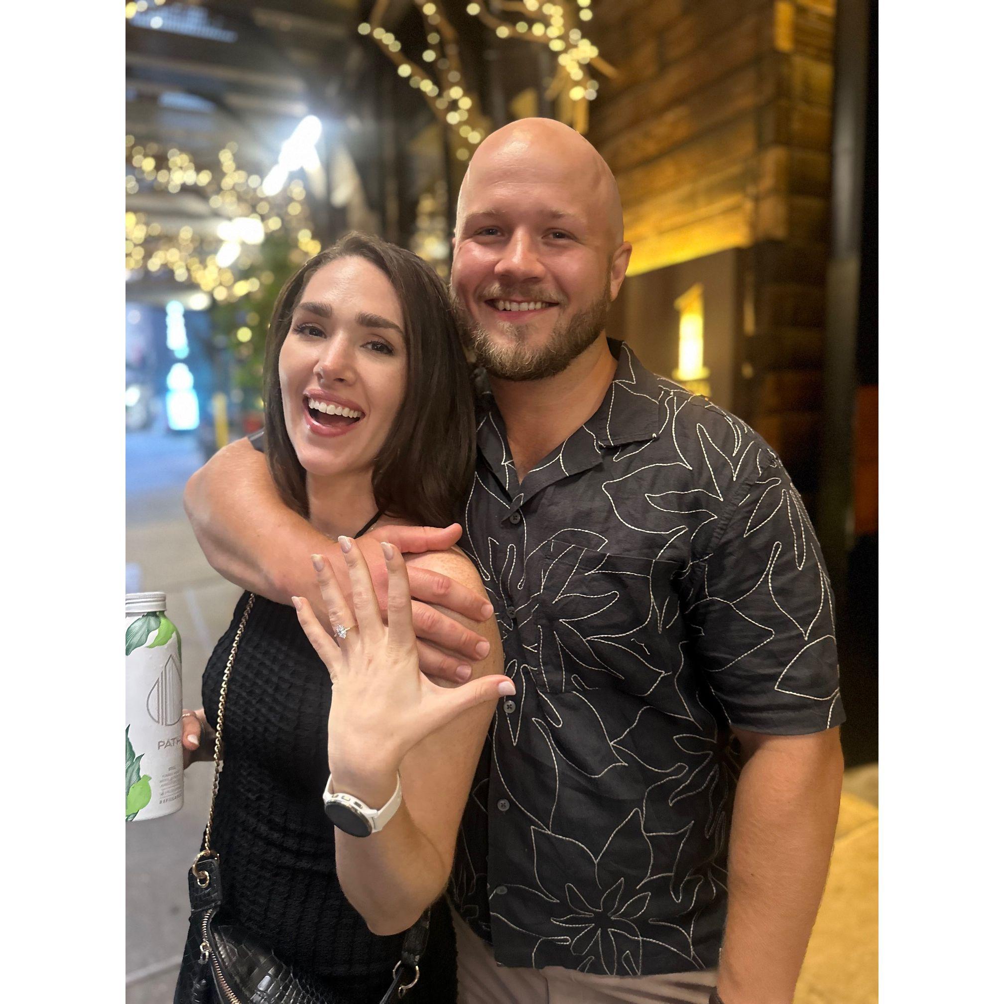 Engagement celebration in NYC. August 2024