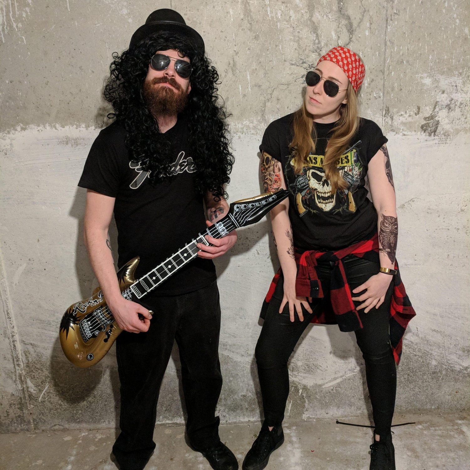 A tribute to Guns & Roses for an amazing 90's themed birthday party -Apr 2018