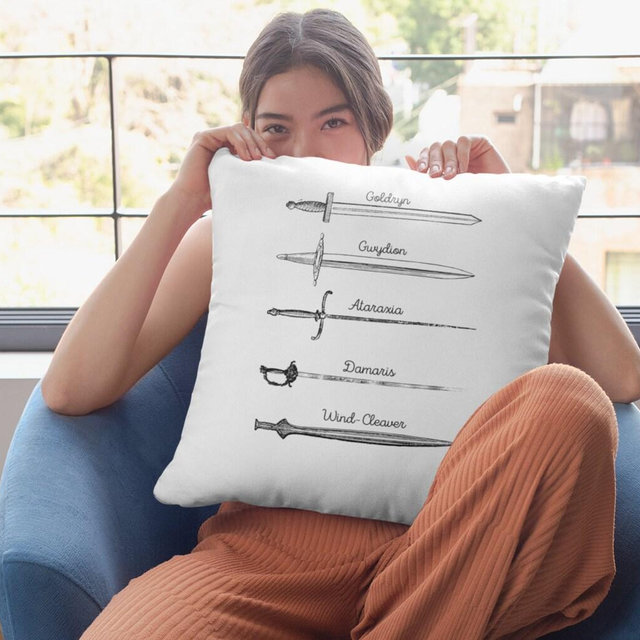 SJM Universe Swords Pillow: Booktok Bookish Decor