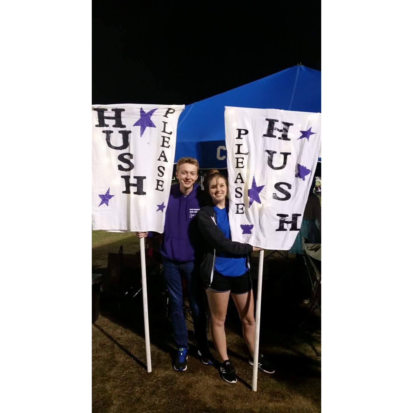 Always involved with nonprofit, Bradly supports Relay for Life alongside Hannah. May 2018