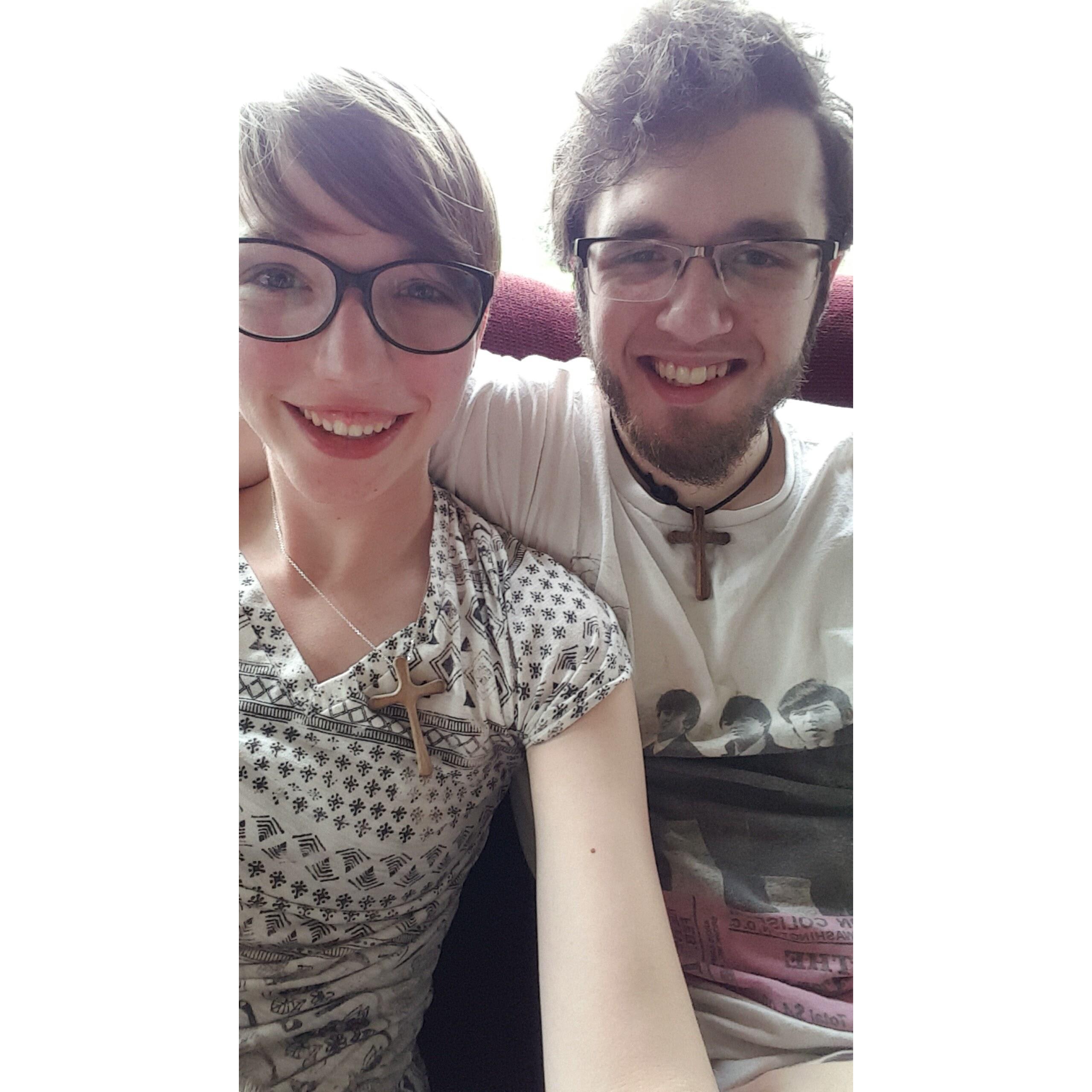 We visited his parents in 2017!