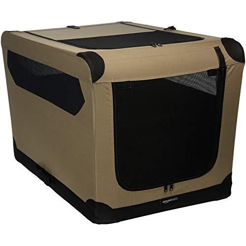 AmazonBasics Folding Soft Dog Crate for Crate-Trained Dogs