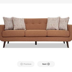 Bettie Russet 86'' Sofa