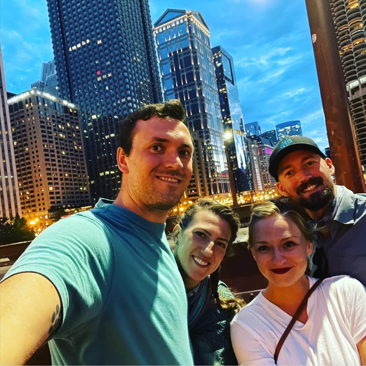 Exploring Chicago with Sean's Brother, Chris and Sister in law, Rachel