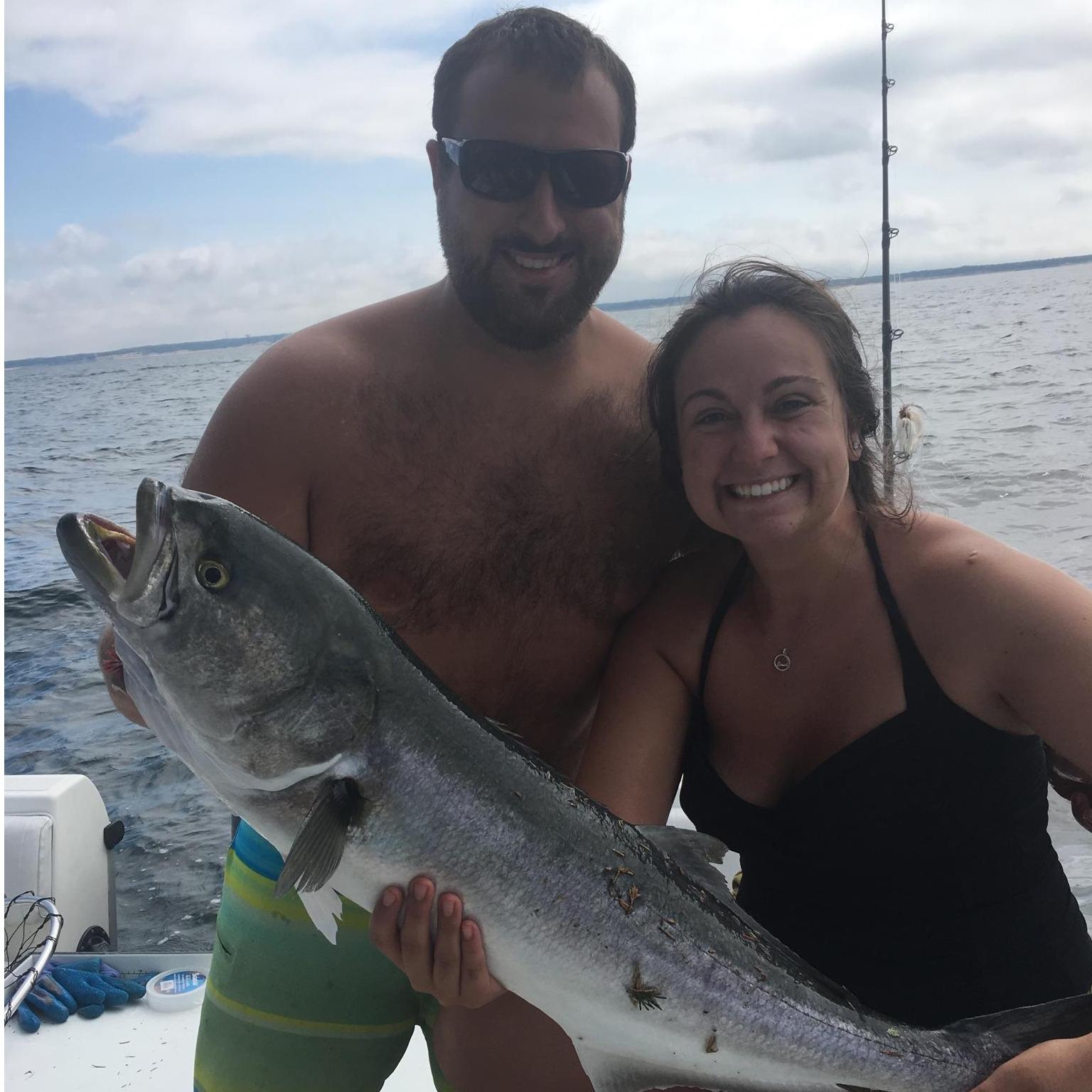 Allie's biggest bluefish...so far.