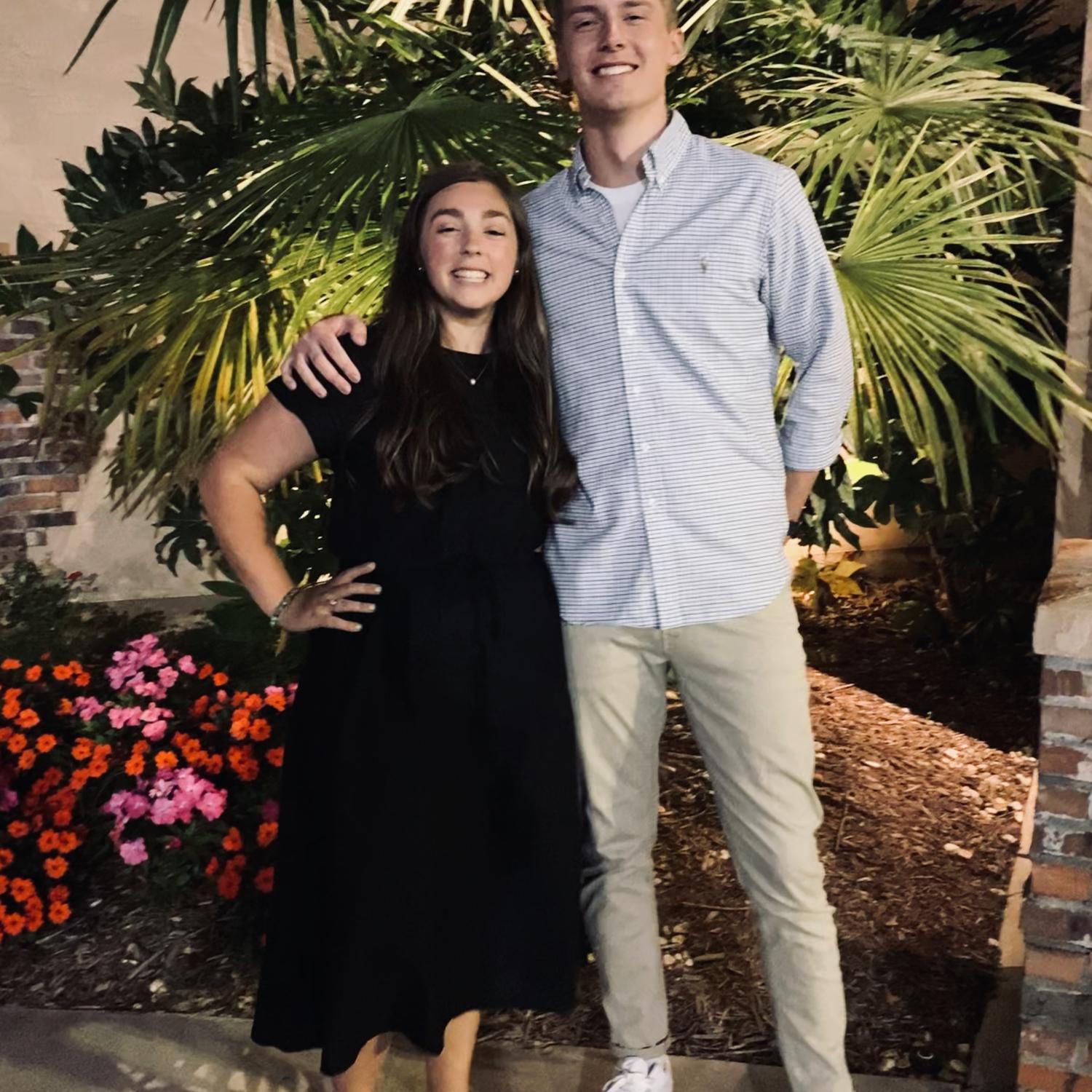 The first date at a nice restaurant full of nerves and excitement.