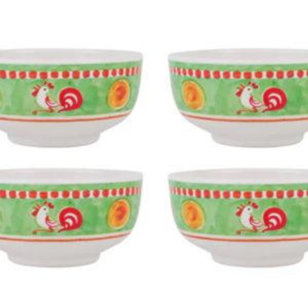 Melamine Campagna Gallina Cereal Bowl - set of 4