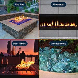 Irish Green 1/4" Reflective Original Fire Glass | Fire Pit Essentials