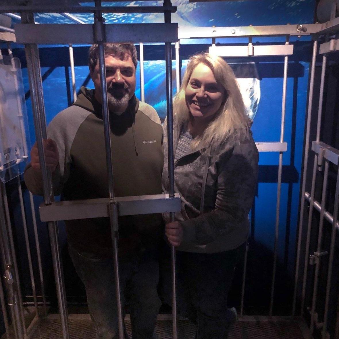 The shark tank at the Chattanooga Aquarium in 2019.