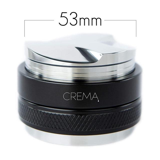 53mm Coffee Distributor/Leveler & Hand Tamper, Fits 54mm Breville Portafilter, Double Sided, Adjustable Depth