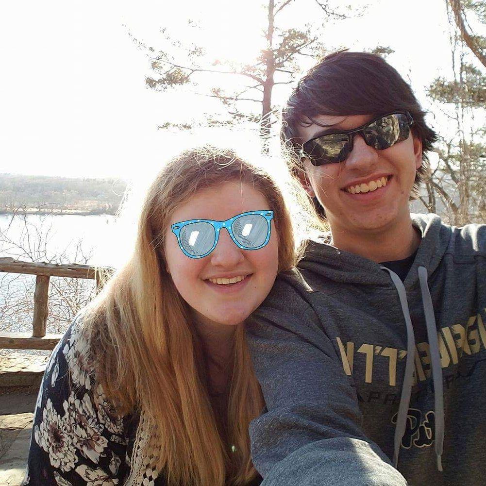 One of our first dates- I accidentally blinked in this photo. Jacob fixed it for me though :)